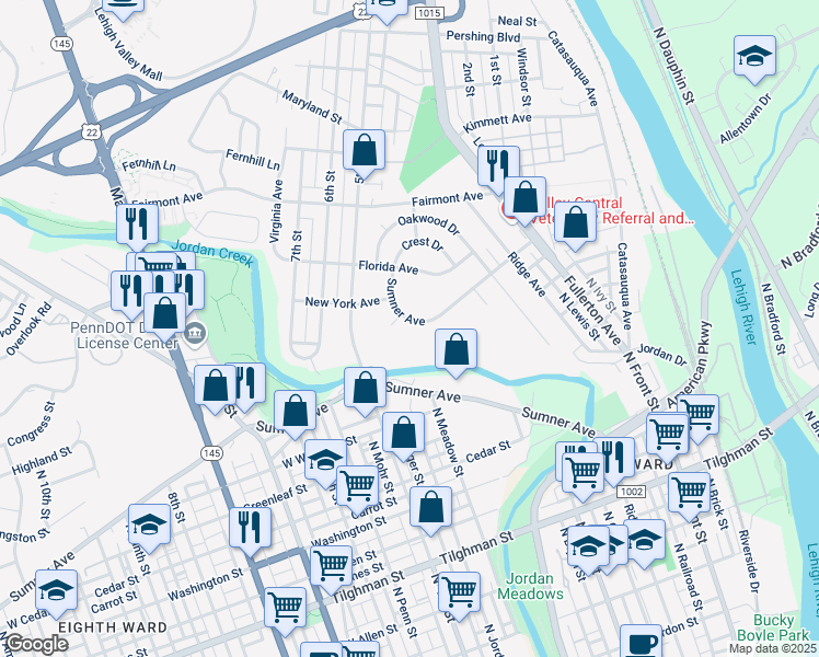 map of restaurants, bars, coffee shops, grocery stores, and more near 356 Sumner Ave in Fullerton