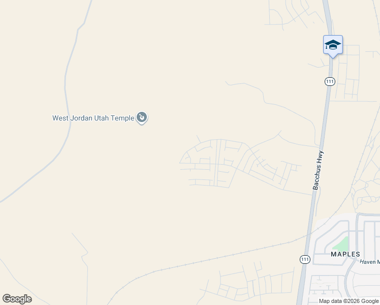 map of restaurants, bars, coffee shops, grocery stores, and more near 7287 West Hidden Hills Way in Copperton