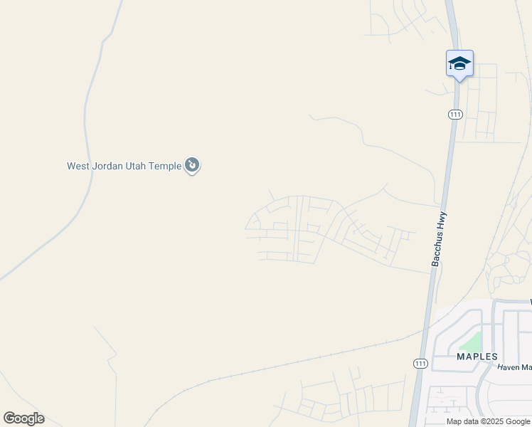 map of restaurants, bars, coffee shops, grocery stores, and more near 7277 West Hidden Hills Way in Copperton