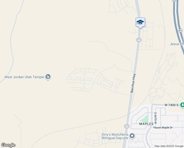 map of restaurants, bars, coffee shops, grocery stores, and more near 7184 Sage Run Road in Copperton