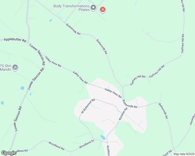 map of restaurants, bars, coffee shops, grocery stores, and more near 170 Valley View Rd in Hellertown