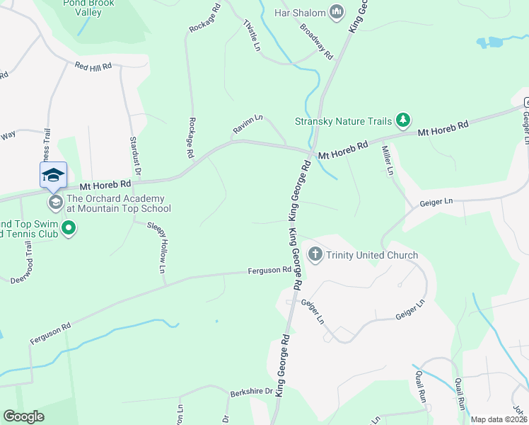 map of restaurants, bars, coffee shops, grocery stores, and more near 4 Rose Court in Warren