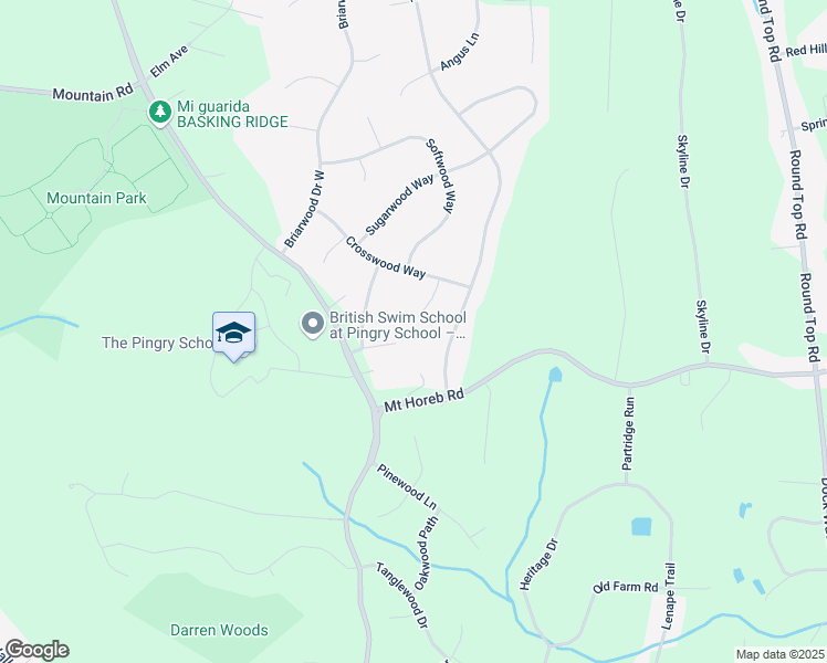 map of restaurants, bars, coffee shops, grocery stores, and more near 5 Stonewood Court in Warren