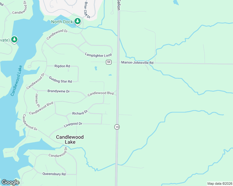 map of restaurants, bars, coffee shops, grocery stores, and more near 7326 Ohio 19 in Mount Gilead