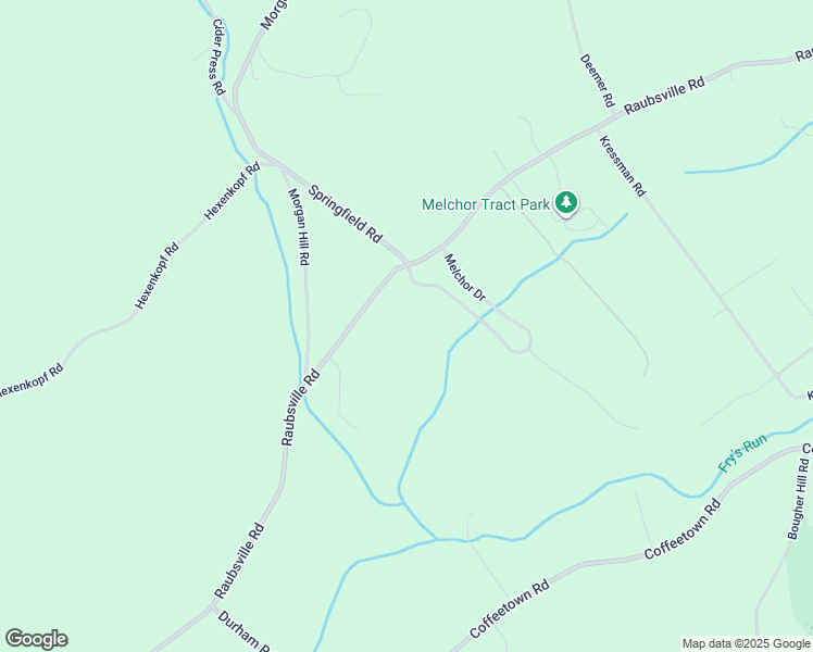 map of restaurants, bars, coffee shops, grocery stores, and more near 1235 Raubsville Rd in Easton