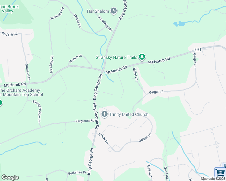 map of restaurants, bars, coffee shops, grocery stores, and more near 8 Gabriella Lane in Warren