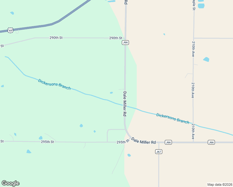 map of restaurants, bars, coffee shops, grocery stores, and more near Co Road J66 in Davis City
