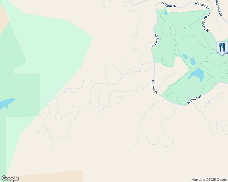 map of restaurants, bars, coffee shops, grocery stores, and more near Reservoir Drive in Wasatch County
