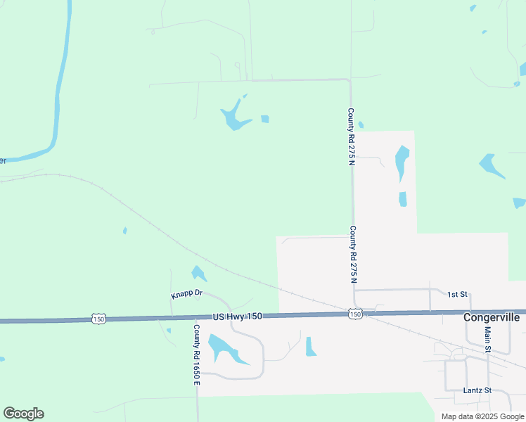 map of restaurants, bars, coffee shops, grocery stores, and more near in Congerville