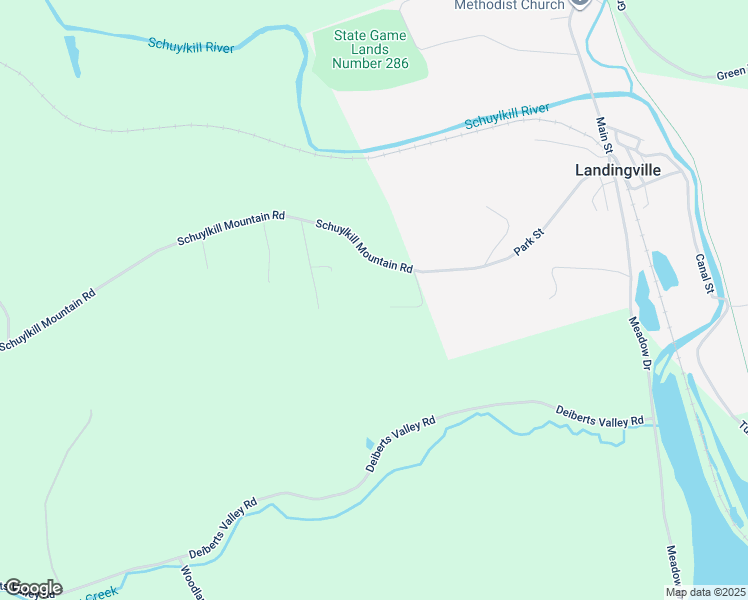 map of restaurants, bars, coffee shops, grocery stores, and more near 38 Dayson Drive in Schuylkill Haven
