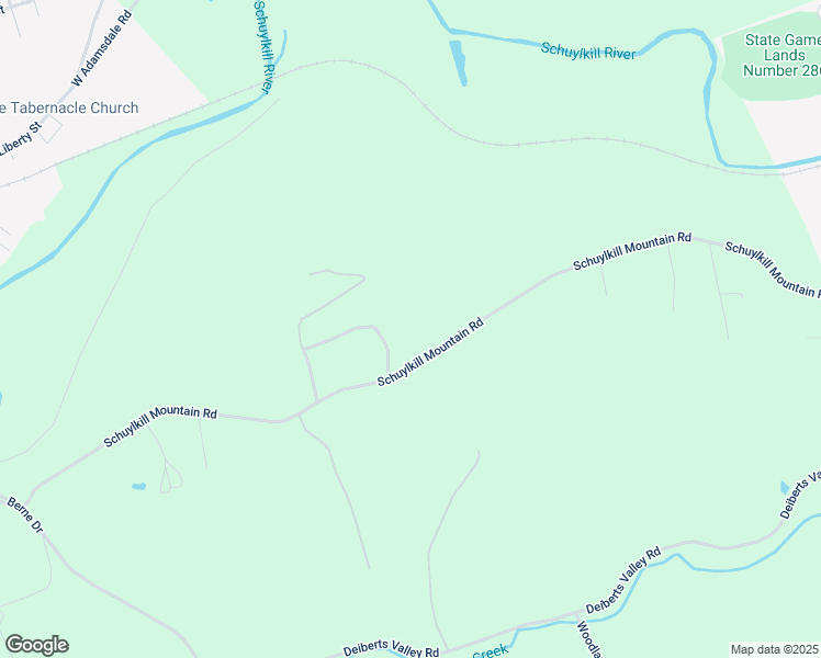 map of restaurants, bars, coffee shops, grocery stores, and more near 1365 Schuylkill Mountain Road in Schuylkill Haven