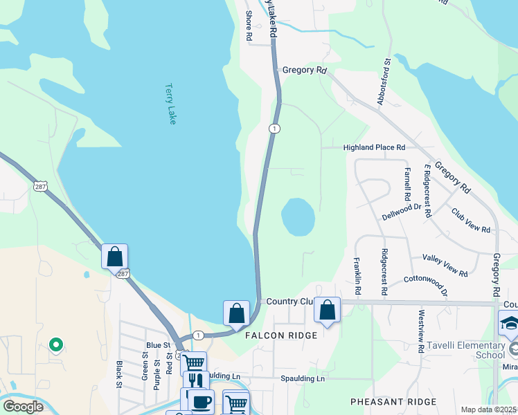 map of restaurants, bars, coffee shops, grocery stores, and more near Terry Lake Road in Fort Collins