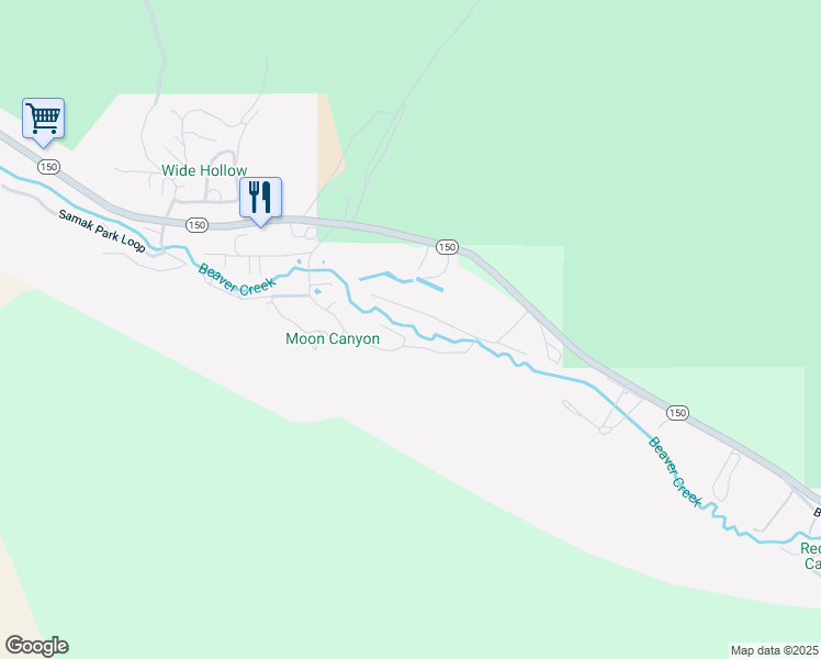 map of restaurants, bars, coffee shops, grocery stores, and more near 2685 Country Turn in Kamas