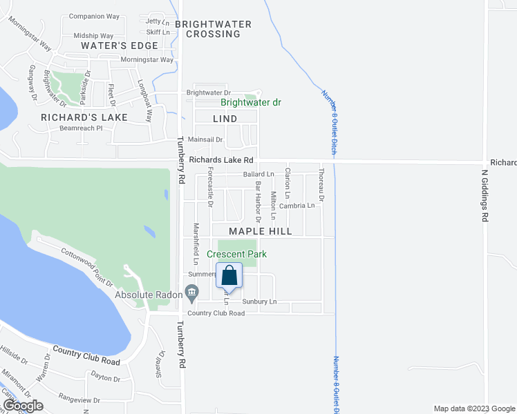 map of restaurants, bars, coffee shops, grocery stores, and more near Bar Harbor Drive in Fort Collins