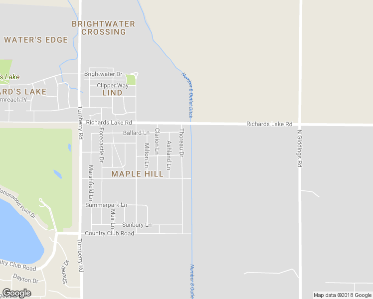 map of restaurants, bars, coffee shops, grocery stores, and more near 2620 Thoreau Drive in Fort Collins