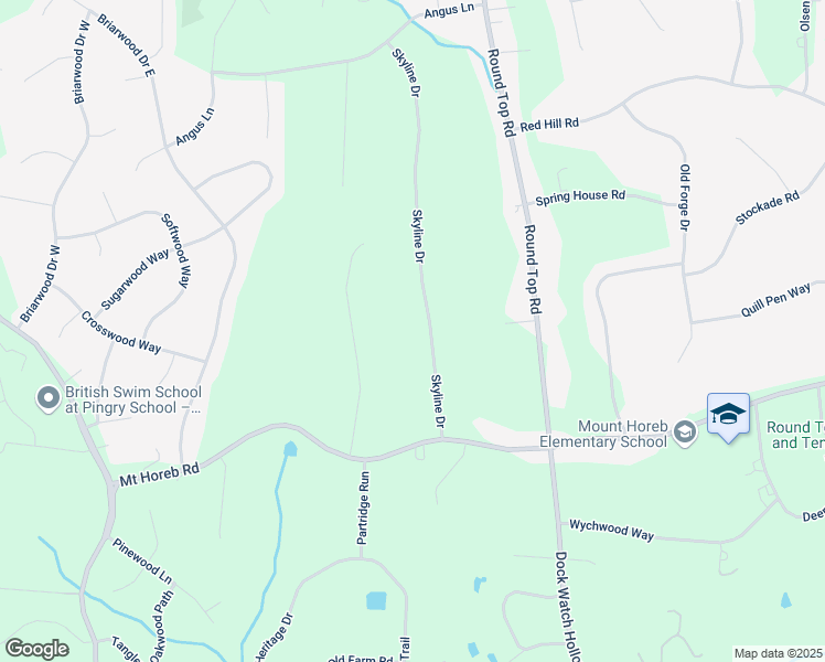 map of restaurants, bars, coffee shops, grocery stores, and more near 40 Casale Drive South in Warren