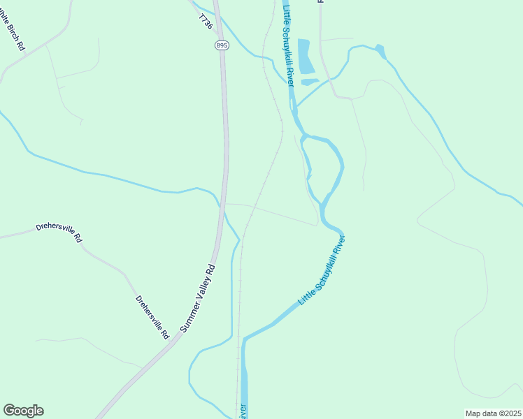 map of restaurants, bars, coffee shops, grocery stores, and more near Millers Crossing Road in Schuylkill County