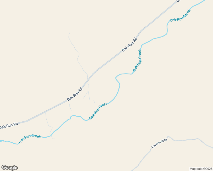 map of restaurants, bars, coffee shops, grocery stores, and more near 11875 Oak Run Road in Oak Run