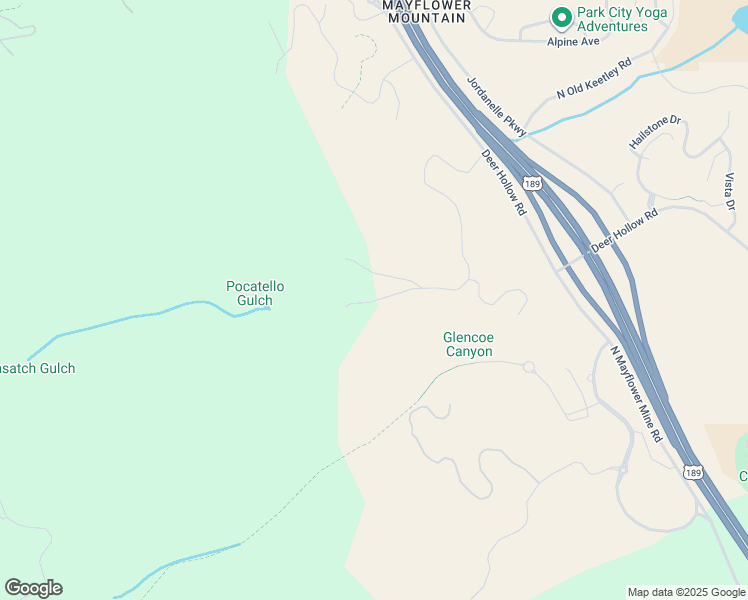 map of restaurants, bars, coffee shops, grocery stores, and more near 9413 North Blue Ledge Drive in Wasatch County