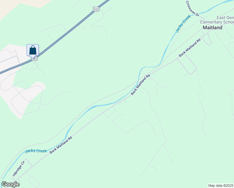 map of restaurants, bars, coffee shops, grocery stores, and more near 1711 Back Maitland Road in Lewistown