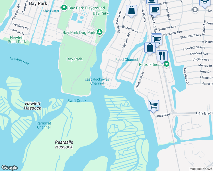 map of restaurants, bars, coffee shops, grocery stores, and more near 473 Reina Road in Oceanside