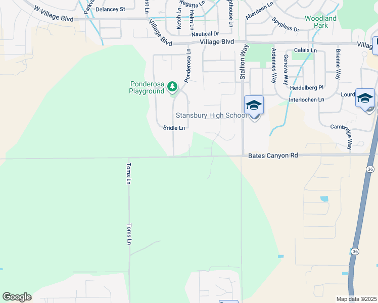 map of restaurants, bars, coffee shops, grocery stores, and more near 5757 Roma Lane in Stansbury Park