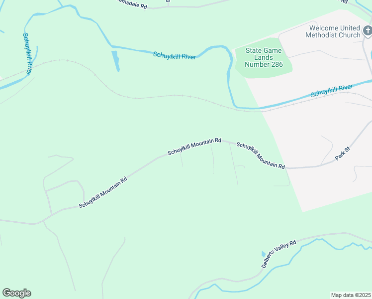 map of restaurants, bars, coffee shops, grocery stores, and more near 1460 Schuylkill Mountain Road in Schuylkill Haven