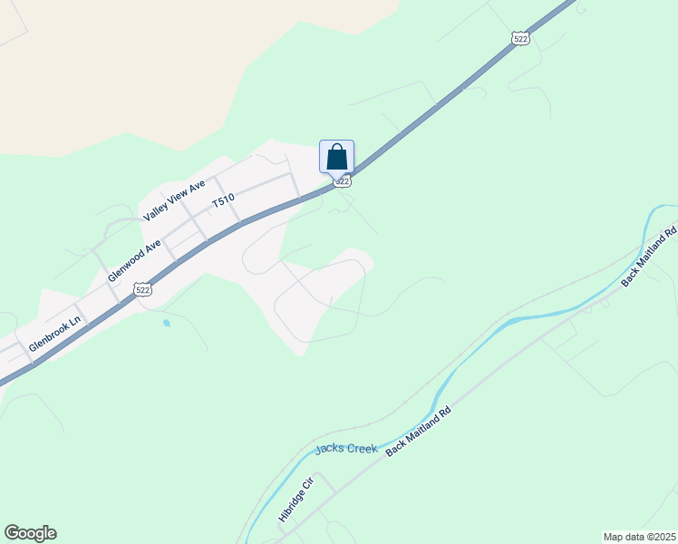 map of restaurants, bars, coffee shops, grocery stores, and more near 53 Sunshine Circle in Lewistown