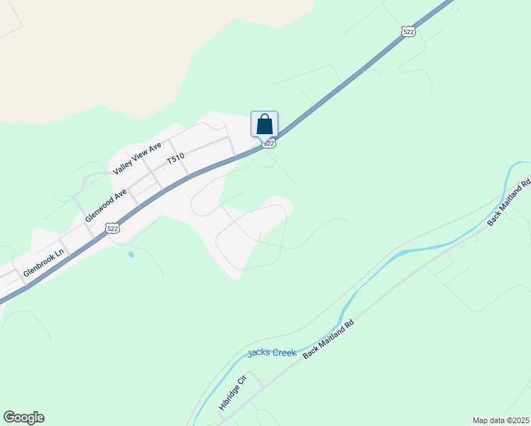 map of restaurants, bars, coffee shops, grocery stores, and more near 53 Sunshine Circle in Lewistown