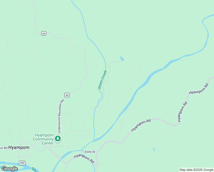 map of restaurants, bars, coffee shops, grocery stores, and more near 321 Olsen Creek Road in Hyampom