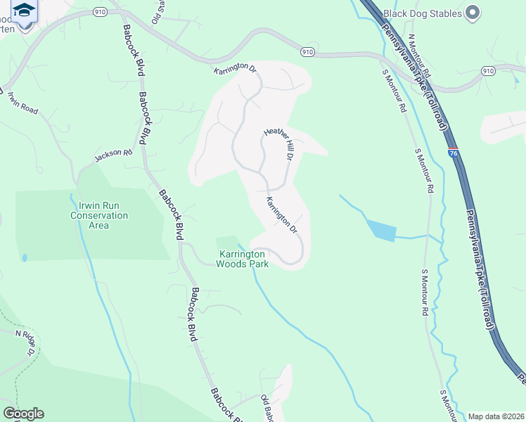 map of restaurants, bars, coffee shops, grocery stores, and more near 5138 Karrington Drive in Gibsonia