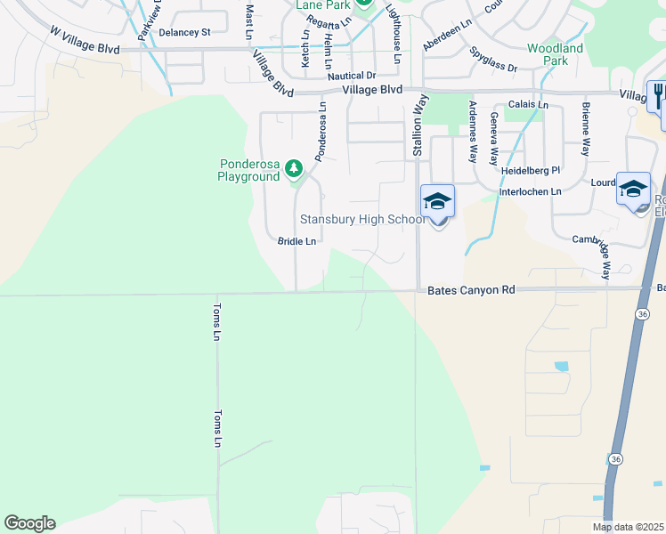 map of restaurants, bars, coffee shops, grocery stores, and more near 5246 Roma Lane in Stansbury Park