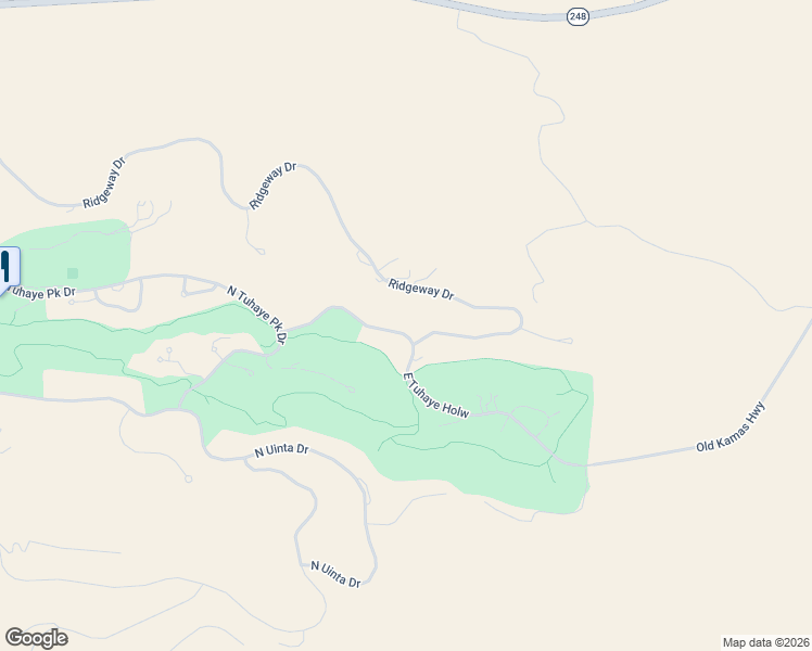 map of restaurants, bars, coffee shops, grocery stores, and more near 3727 East Tuhaye Hollow in Hideout