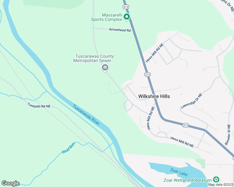 map of restaurants, bars, coffee shops, grocery stores, and more near 1080 Garberdale Square in Bolivar