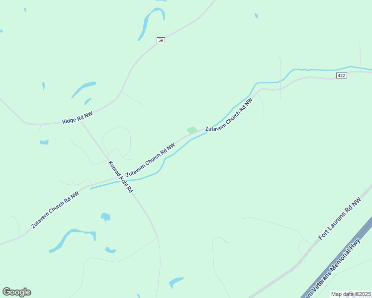 map of restaurants, bars, coffee shops, grocery stores, and more near 1791 Zutavern Church Road Northwest in Bolivar