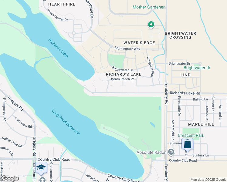 map of restaurants, bars, coffee shops, grocery stores, and more near 1609 Richards Lake Road in Fort Collins