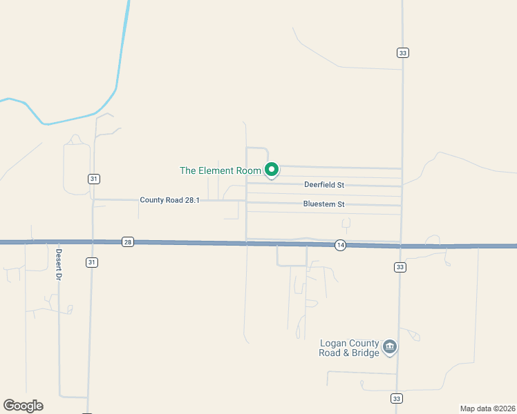 map of restaurants, bars, coffee shops, grocery stores, and more near 14581 Bluestem Street in Sterling