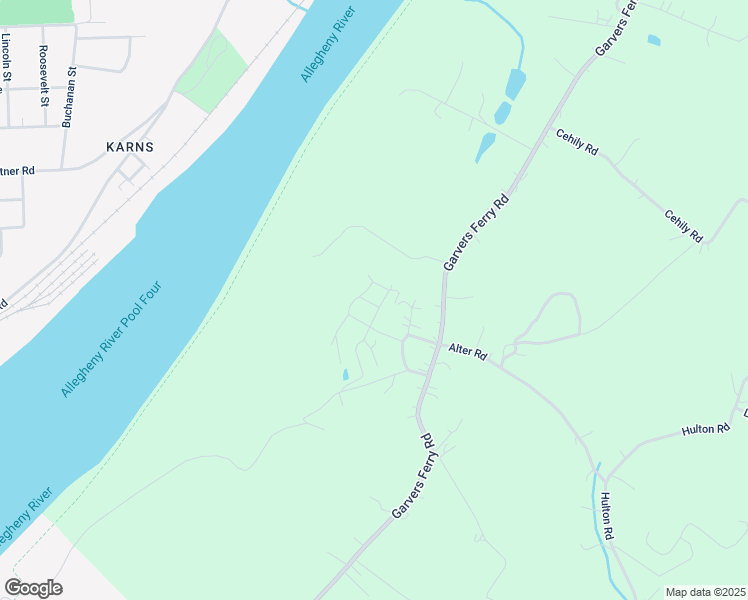 map of restaurants, bars, coffee shops, grocery stores, and more near 199 Dean Drive in New Kensington