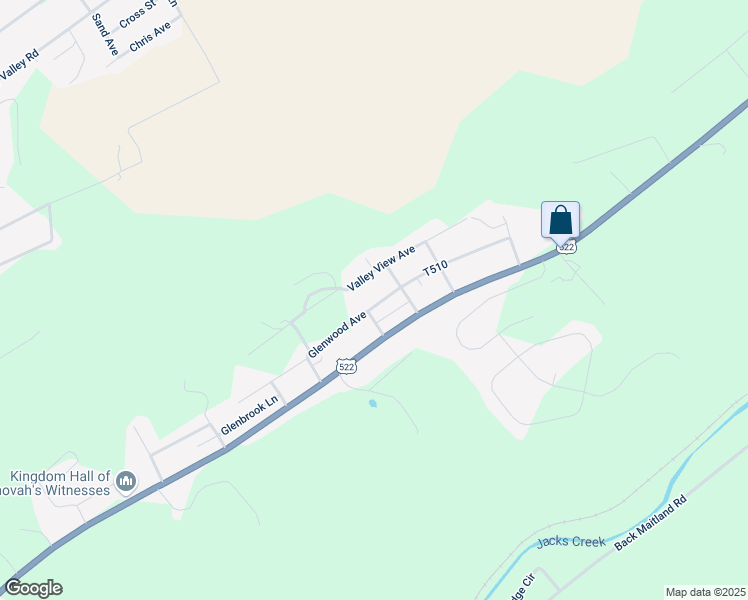 map of restaurants, bars, coffee shops, grocery stores, and more near 1709 Glenwood Avenue in Lewistown
