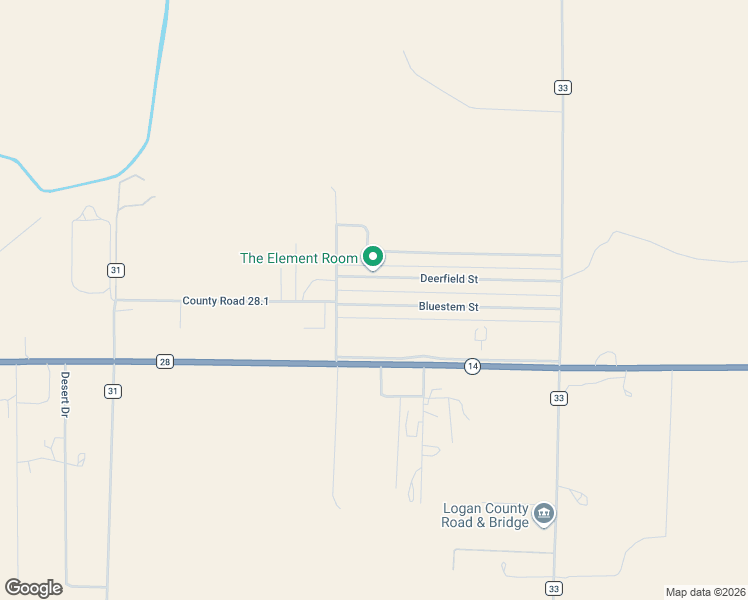 map of restaurants, bars, coffee shops, grocery stores, and more near 14581 Bluestem Street in Sterling