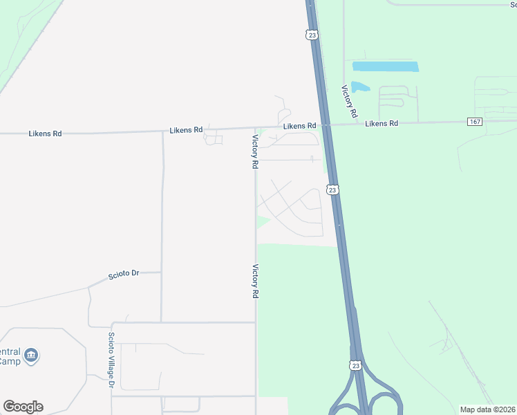 map of restaurants, bars, coffee shops, grocery stores, and more near 1922 Victory Road in Marion