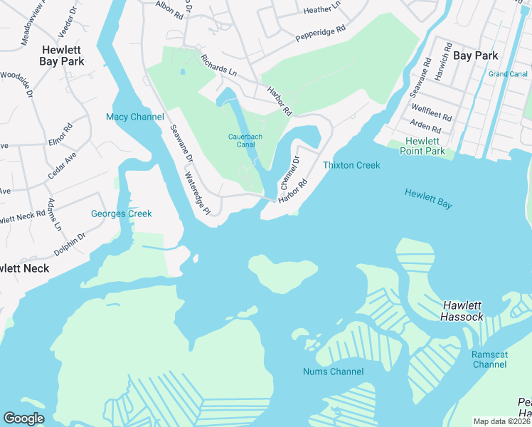 map of restaurants, bars, coffee shops, grocery stores, and more near 1101 Harbor Road in Hewlett