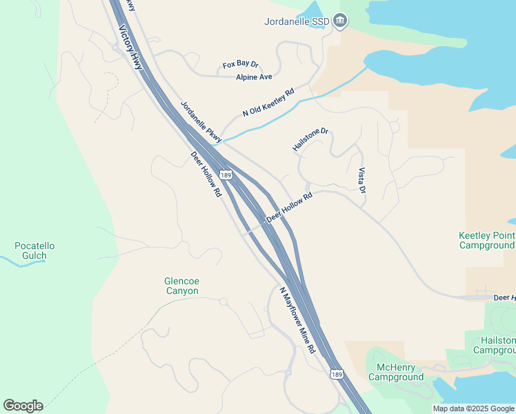 map of restaurants, bars, coffee shops, grocery stores, and more near North Highway 40 in Wasatch County