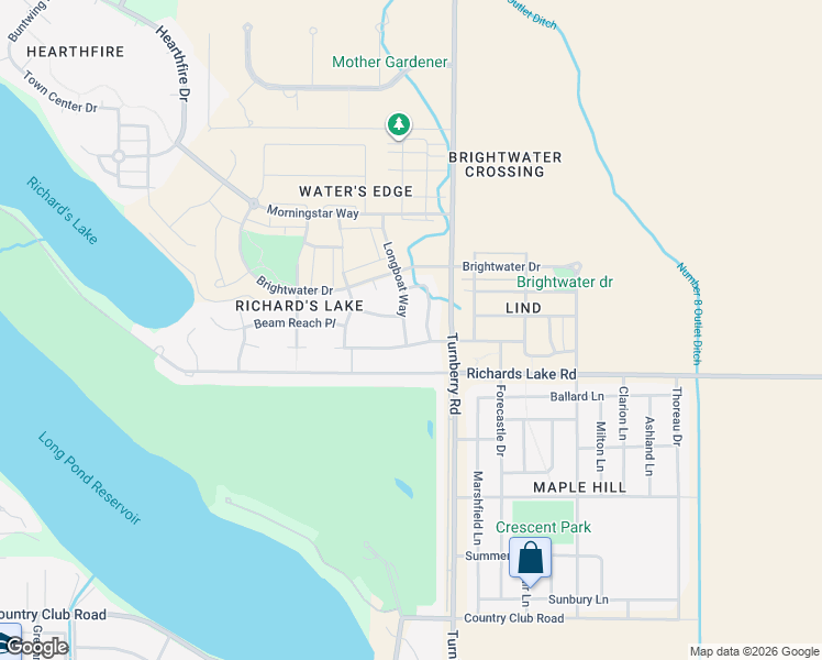 map of restaurants, bars, coffee shops, grocery stores, and more near 2756 Longboat Way in Fort Collins