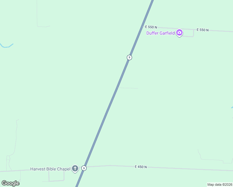 map of restaurants, bars, coffee shops, grocery stores, and more near 5018 North Huntington Road in Marion