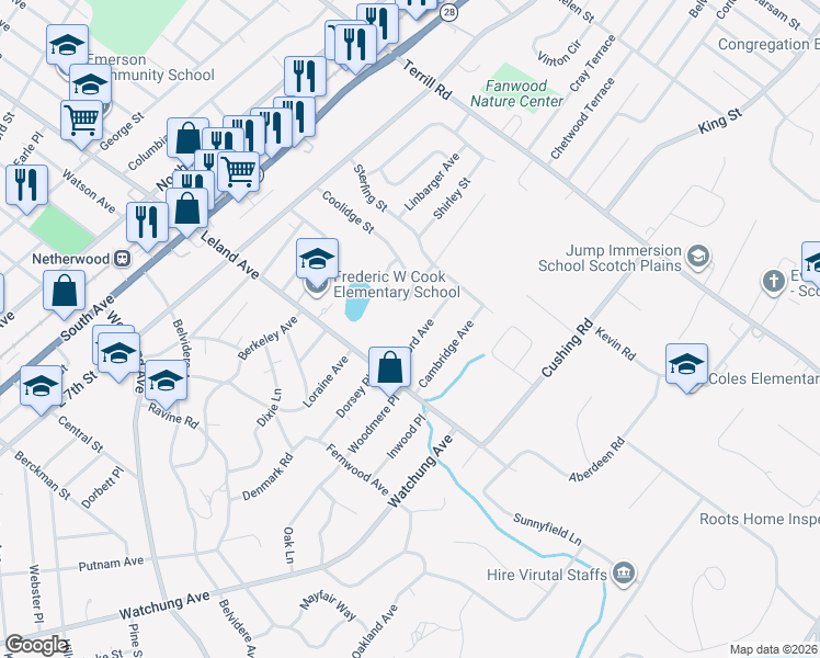 map of restaurants, bars, coffee shops, grocery stores, and more near 850 Adam Circle in Plainfield