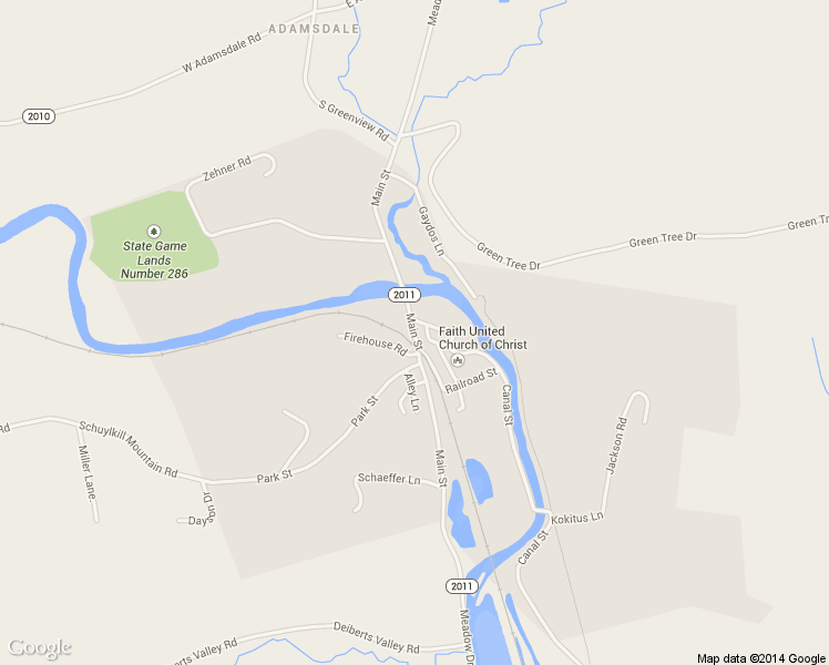 map of restaurants, bars, coffee shops, grocery stores, and more near Main Street in Landingville