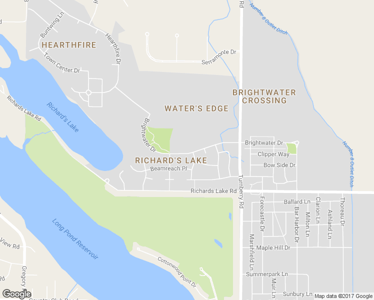 map of restaurants, bars, coffee shops, grocery stores, and more near 2840 Lateen Lane in Fort Collins