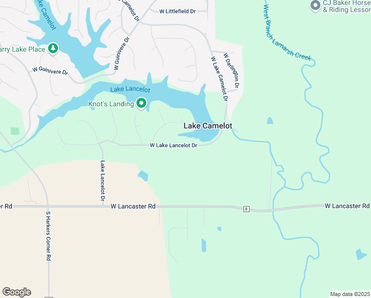 map of restaurants, bars, coffee shops, grocery stores, and more near 9522 West Lake Lancelot Drive in Mapleton