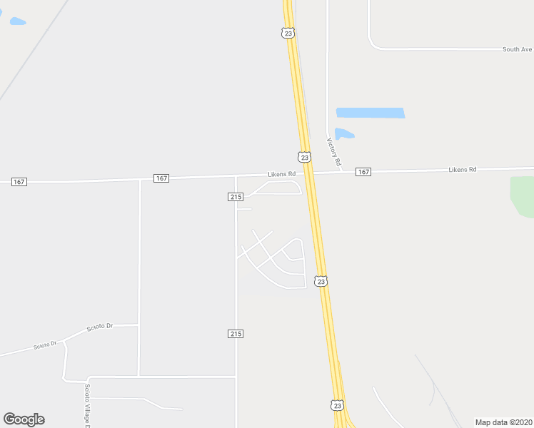 map of restaurants, bars, coffee shops, grocery stores, and more near 2022 Victory Road in Marion